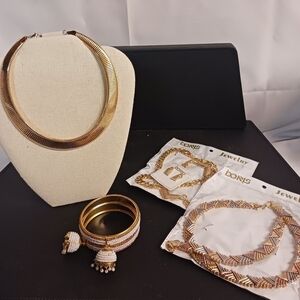 NWT Anthropologie choker necklace and assorted Doris Jewelry (8 piece)